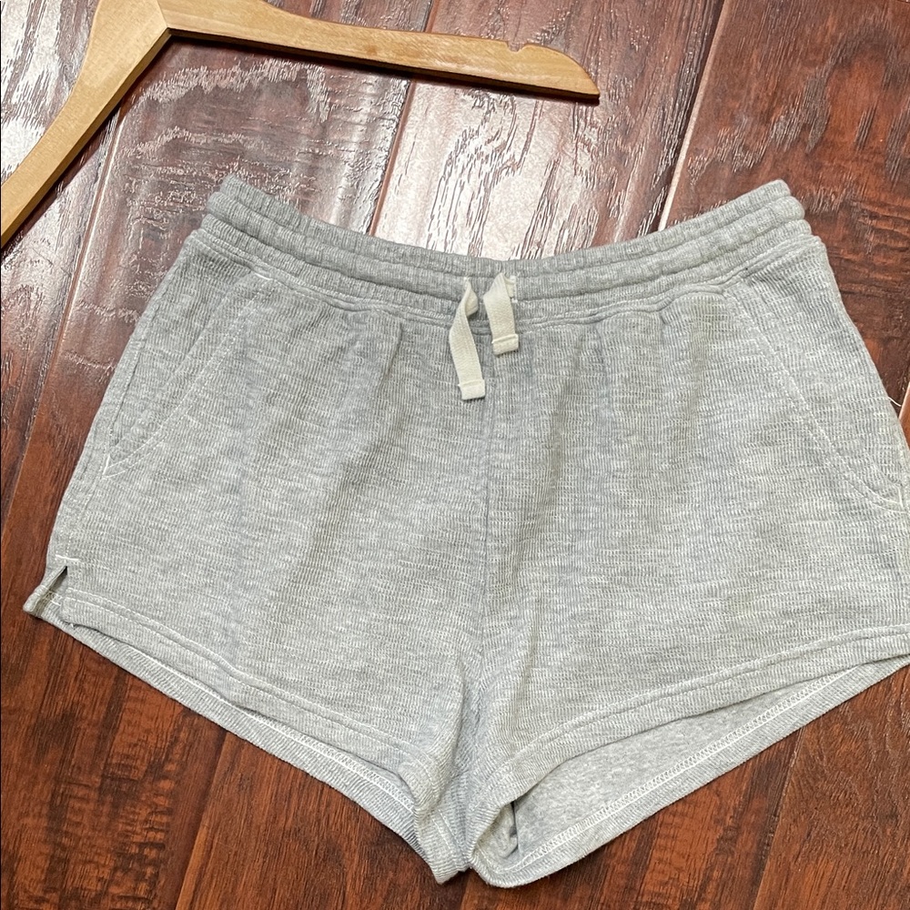 Aerie Light Gray Athletic Shorts